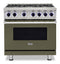 Viking VGR73626BMALP Freestanding Ranges Martini Front View
