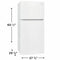 Frigidaire FFTR1425VW Top Freezer Refrigerators White – Appliance Image