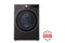 LG DLHC4002B Top Load Dryers Black Steel Front View