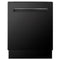 ZLINE DWVBS24 Built-In Dishwashers Black Stainless Steel Front View