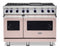 Viking VGR74826GBHLP Freestanding Ranges Blush Front View
