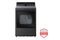 LG DLE8200L Top Load Dryers Platinum Black Front View