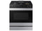 Samsung NSG6DG8700SR Slide-In Ranges Stainless Steel Front View