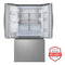 LG LRRXC2606S French Door Refrigerators Stainless Steel Front View
