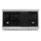 ZLINE RTSBR48 Gas Cooktops Durasnow Stainless Steel With Brass Burners – Official Product Photo
