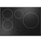 CAFE CHP90301TBB Electric Cooktops Black Front View