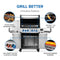 Napoleon P500VXRSIBNSS Natural Gas BBQs Stainless Steel – Official Product Photo