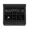 ZLINE RTBBR30 Gas Cooktops Black Stainless With Brass Burners – Studio Shot