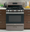 GE Appliances JGBS66EEKES Freestanding Ranges Fingerprint Resistant Slate – Detail Close-up