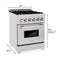 ZLINE RASSNBR24 Professional Ranges Durasnow With Brass Burners – Interior Drum