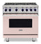 Viking VGR73626BBH Freestanding Ranges Blush Front View