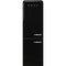 Smeg FAB32ULBL3 Compact Refrigerators Glossy Black Front View