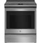 GE Appliances PSS93YPFS Slide-In Ranges Fingerprint Resistant Stainless Front View