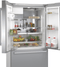 Bosch B36CD52SNS French Door Refrigerators Stainless Steel – Studio Shot