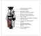XO Appliance XOD1HP Garbage Disposals Silver – Catalog Photo