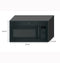 GE Appliances JVM6175DKBB Over The Range Microwaves Black – Back Panel