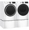 GE Appliances GFD55GSSNWW Front Load Dryers White – Detail Close-up