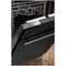 ZLINE DWBLMH18 Built-In Dishwashers Black Matte – Detail Close-up