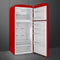 Smeg FAB50URRD3 Top Freezer Refrigerators Glossy Red – Official Product Photo