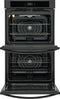 Frigidaire FCWD3027AB Double Wall Ovens Black – Angle View