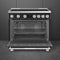 Smeg SPR36UIMAN Freestanding Ranges Matt Black – Catalog Photo