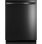 GE Appliances PDT755SBVTS Built-In Dishwashers Fingerprint Resistant Black Stainless Front View