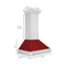 ZLINE 8654SNXRG36 Ducted Mount Hoods Red Gloss – Lifestyle Photo