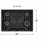 Frigidaire FCCG3027AB Gas Cooktops Black – Appliance Image