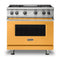 Viking VGR5364GDALP Freestanding Ranges Daffodil Front View