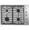 GE Appliances JGP3030SLSS Gas Cooktops Stainless Steel Front View
