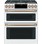 CAFE CGS750P4MW2 Slide-In Ranges Matte White Front View