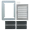 Zephyr ZRC00AP Range Hood Accessories Black Front View