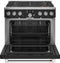 CAFE C2Y366P3TD1 Professional Ranges Matte Black – Catalog Photo