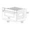 ZLINE MWDZ30BSG Built-In Microwaves 0 – Angle View