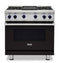 Viking VGR73624GON Freestanding Ranges Onyx Front View