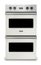 Viking VDOE130PW Double Wall Ovens Pure White Front View