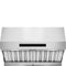 Smeg KPRU24X Ducted Mount Hoods Satin Stainless Steel Front View