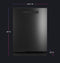 GE Appliances PDP755SBVTS Built-In Dishwashers Fingerprint Resistant Black Stainless – Back Panel