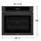 Frigidaire FCWS3027AB Single Wall Ovens Black – Appliance Image