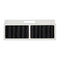 Zephyr Z0FC006 Range Hood Accessories Black Front View