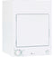 GE Appliances DSKS333ECWW Portable Dryers White On White Front View