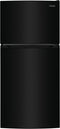 Frigidaire FFHT1425VB Top Freezer Refrigerators Black Front View