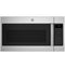 GE Appliances JNM7196RWSS Over The Range Microwaves Stainless Steel Front View