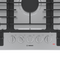 Bosch NGM5059UC Gas Cooktops Stainless Steel – Catalog Photo
