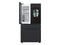 Samsung RF23BB89008M French Door Refrigerators Charcoal Glass Top, Matte Black Steel Middle, Matte Black Steel Bottom – Side Profile