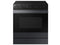 Samsung NSE6DG8500MT Slide-In Ranges Matte Black Steel Front View