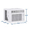 GE Appliances AWAS05BWF Less Than 5,600 Btu Air Conditioners White – Official Product Photo