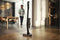 Miele TRIFLEXHX2RUNNEROB Upright Vacuums Obsidian Black – Angle View