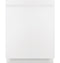 GE Appliances GDT226SGLWW Built-In Dishwashers White Front View