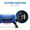 NAPOLEON BBQ TQ240BL Liquid Propane Gas BBQs Blue – Angle View
